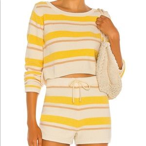 L* space knit set sweater and shorts